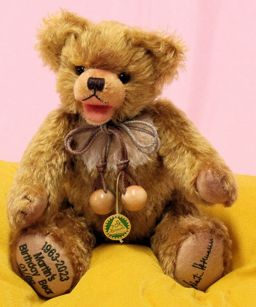 Martin's 60th Birthday Teddy Bear by Hermann Spielwaren - 33cm