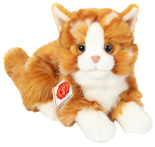 Large ginger cat soft toy shop