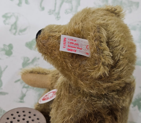 From The Steiff Archive: Gregory the Growler 2008 QVC Exclusive - 28cm - Number 12