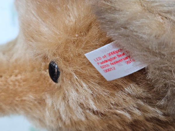 From The Steiff Archive: 60th Anniversary Paddington Bear - 28cm - Number 12