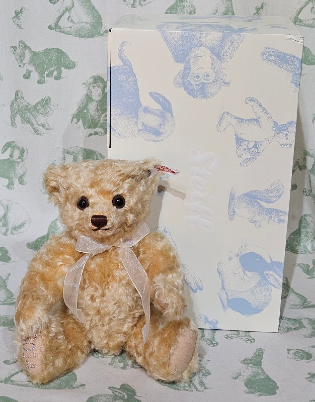 Steiff Teddy Anniversary 2014 モヘア★美品 From The Steiff Archive: 2014 QVC Year Bear - 27cm - Number 12