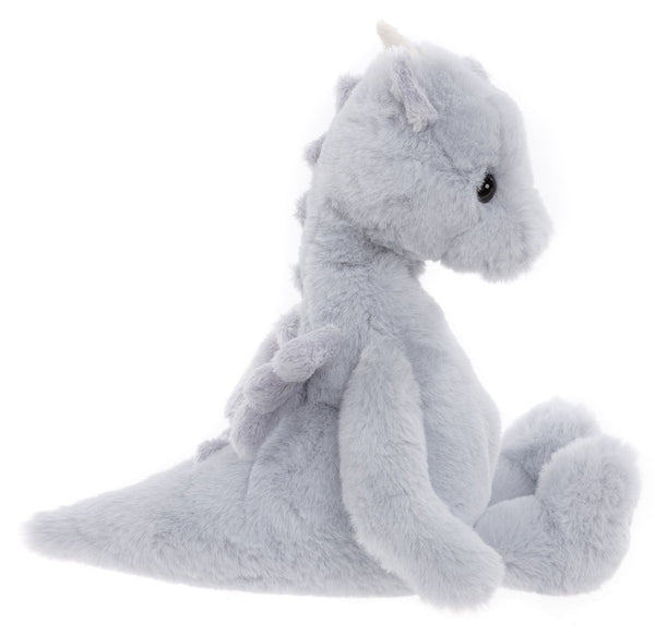Cloudy Grey Draco Dragon by Charlie Bears - 30cm