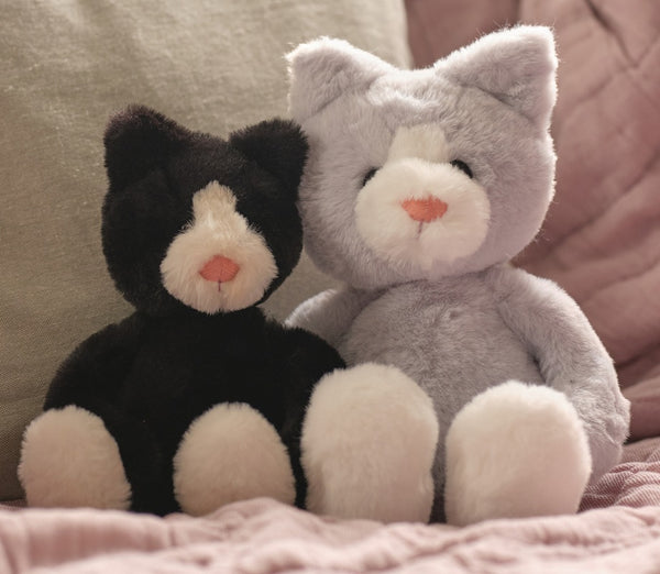 Puddy Kitten - black & white by Charlie Bears - 20cm