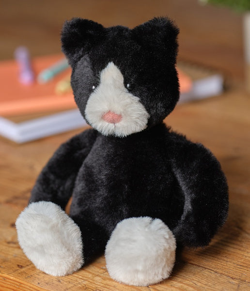 Puddy Kitten - black & white by Charlie Bears - 20cm