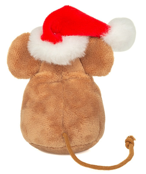 Christmas Mouse with Star Cookie by Teddy Hermann - 11cm