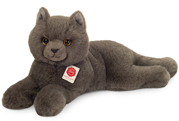 Lying Carthusian Cat by Teddy Hermann - 36cm