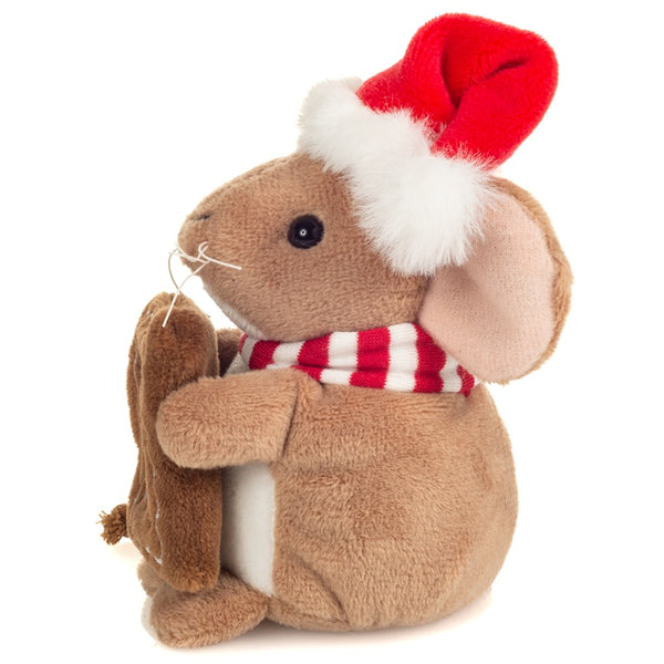 Christmas Mouse with Lebkuchen by Teddy Hermann - 11cm