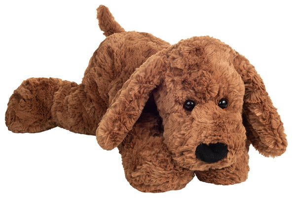 Lying Brown Dog by Teddy Hermann - 40cm
