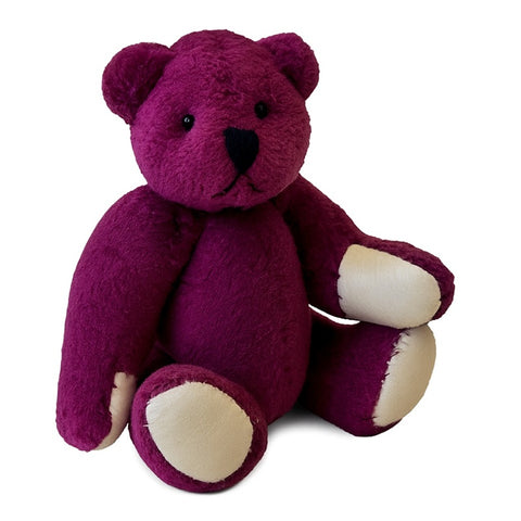 Miniature Teddy Bear by Teddy Hermann - 5.5cm, berry