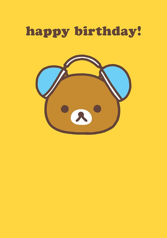 Rilakkuma greeting card by Hype