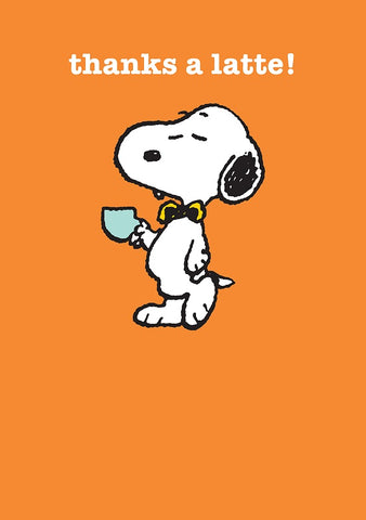 Snoopy greeting card by Hype
