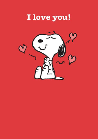 Snoopy greeting card by Hype