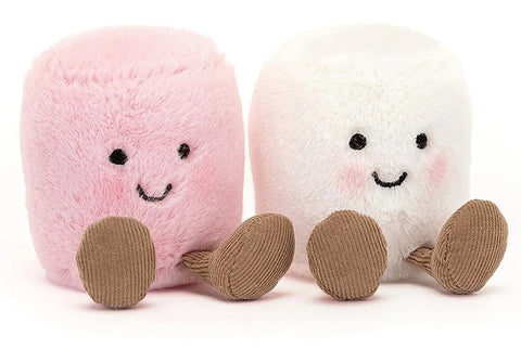Amuseables Pink and White Marshmallows by Jellycat