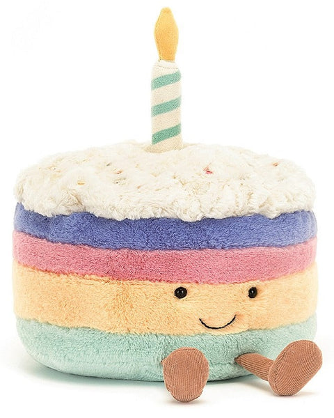 Amuseables Rainbow Birthday Cake by Jellycat