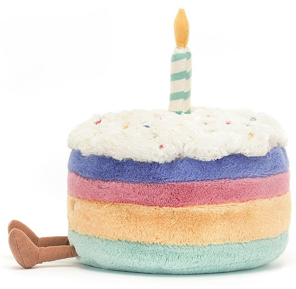 Amuseables Rainbow Birthday Cake by Jellycat