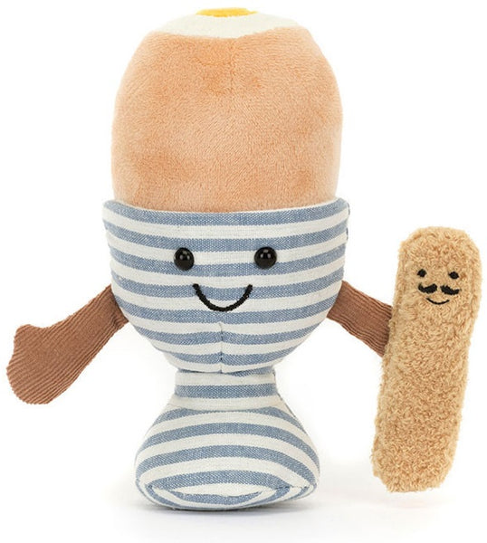 Amuseable Eggetha Egg and Lance Soldier by Jellycat