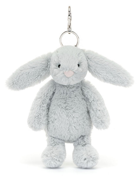 Bashful Silver Bunny Bag Charm by Jellycat