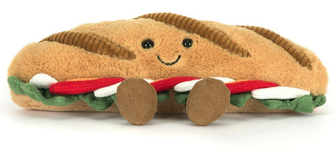 Amuseables Caprese Baguette by Jellycat