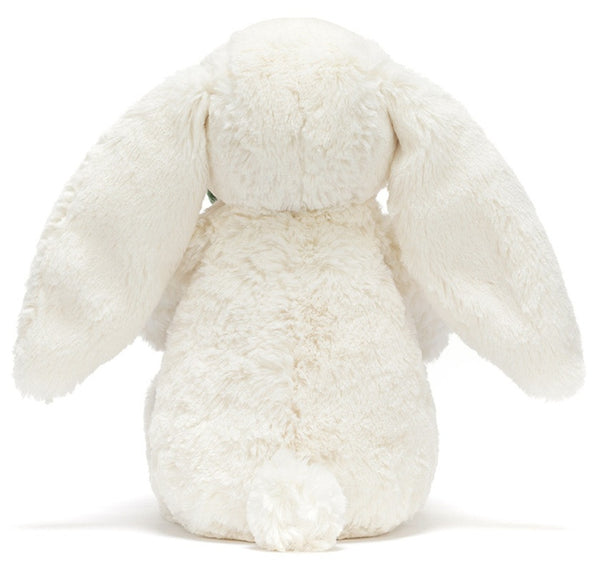 Bashful Cream Bunny With Plant by Jellycat