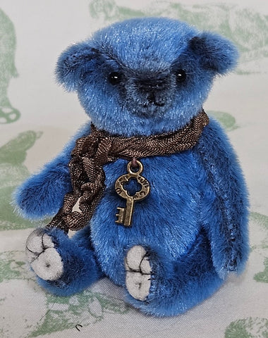 Little Indigo Bear by Anna Kolo - 8.75cm
