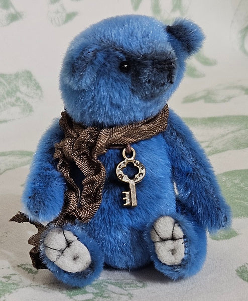 Little Indigo Bear by Anna Kolo - 8.75cm