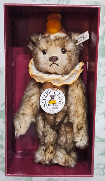 1993 Steiff Club Teddy Bear  -  1928 Clown Teddy Bear Replica - 30cm