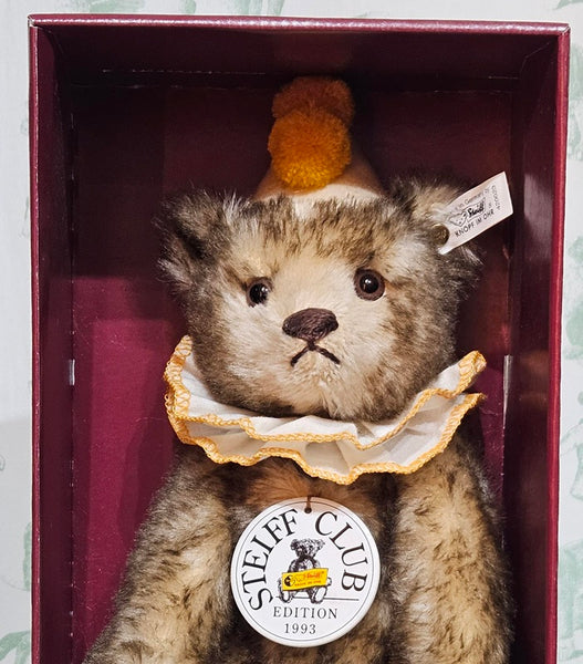 1993 Steiff Club Teddy Bear  -  1928 Clown Teddy Bear Replica - 30cm