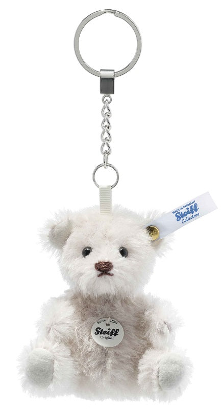 Mini Teddy Bear Keyring by Steiff - 8cm - grey - The Bear Garden