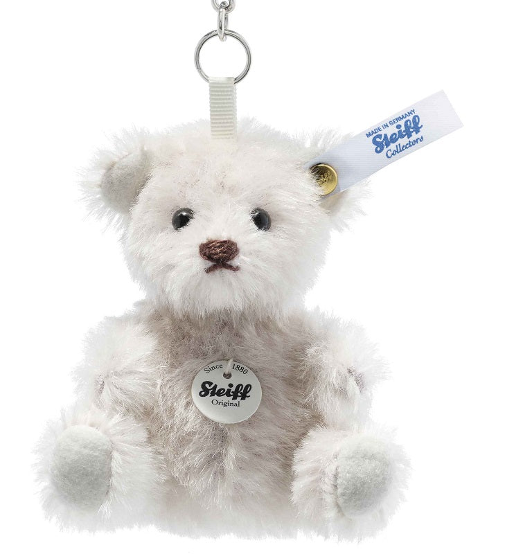 Mini Teddy Bear Keyring by Steiff - 8cm - grey