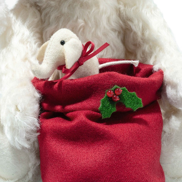 Santa Teddy Bear with Light by Steiff - 29cm