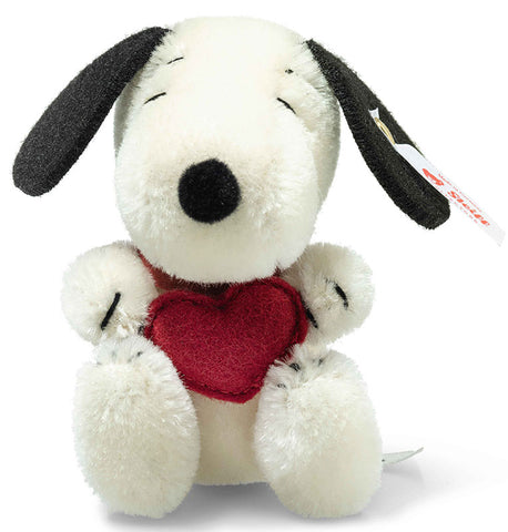 Miniature Snoopy With Heart by Steiff - 9cm