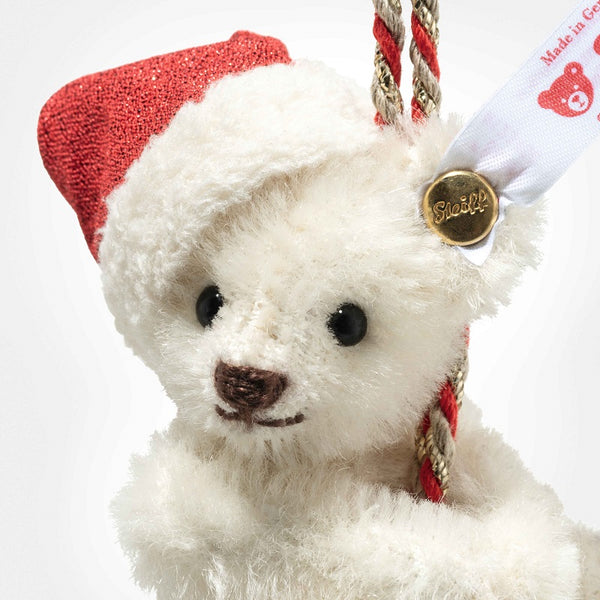Teddy Bear on Bell Ornament by Steiff - 10cm
