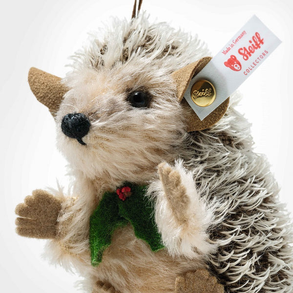 Sledding Hedgehog Ornament by Steiff - 9cm
