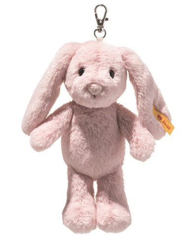 Hoppie Bunny Keyring by Steiff - 16cm, blush pink
