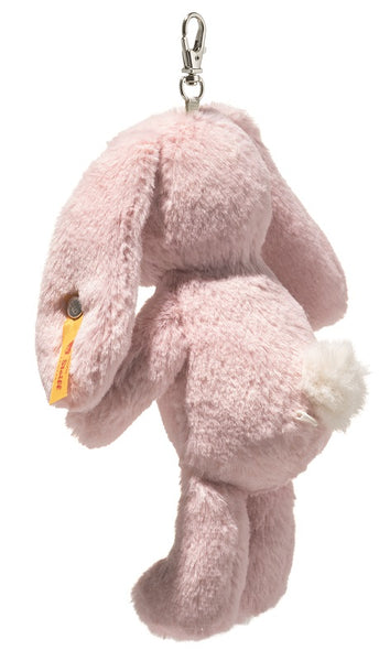 Hoppie Bunny Keyring by Steiff - 16cm, blush pink