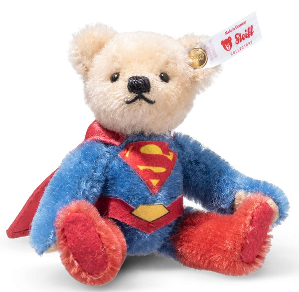 ADVANCE ORDER - Superman Miniature Bear by Steiff  - 10cm