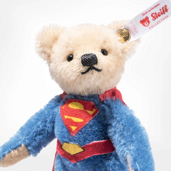 ADVANCE ORDER - Superman Miniature Bear by Steiff  - 10cm