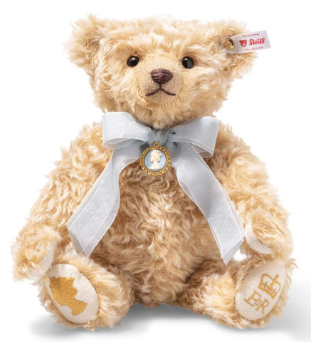 ADVANCE ORDER - Queen Elizabeth II Centenary Teddy Bear by Steiff - 30cm