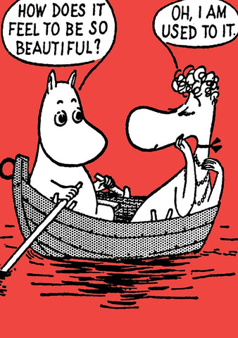 Moomin greeting card by Hype