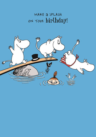 Moomin greeting card by Hype