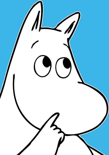 Moomin greeting card by Hype