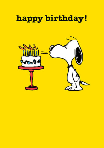 Snoopy greeting card by Hype