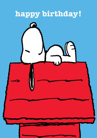 Snoopy greeting card by Hype