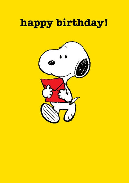 Snoopy greeting card by Hype