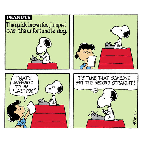 Snoopy greeting card by Hype