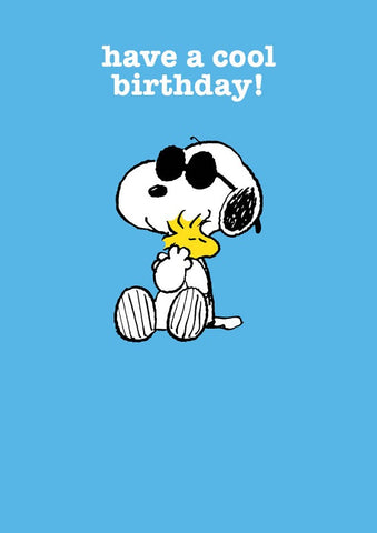 Snoopy greeting card by Hype