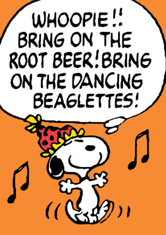 Snoopy greeting card by Hype