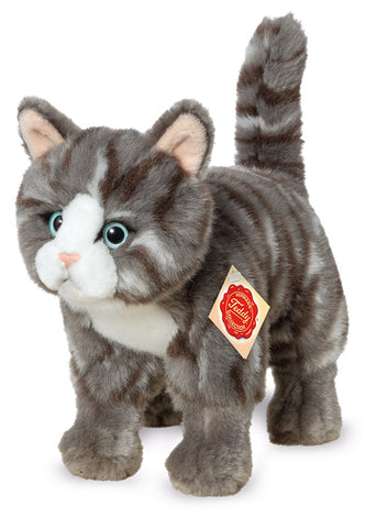 Grey Cat by Teddy Hermann - 20cm