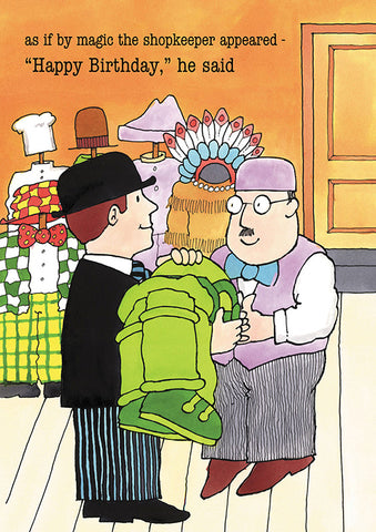 Mr Benn greeting card by Hype