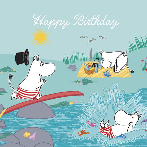 Moomin greeting card by Hype